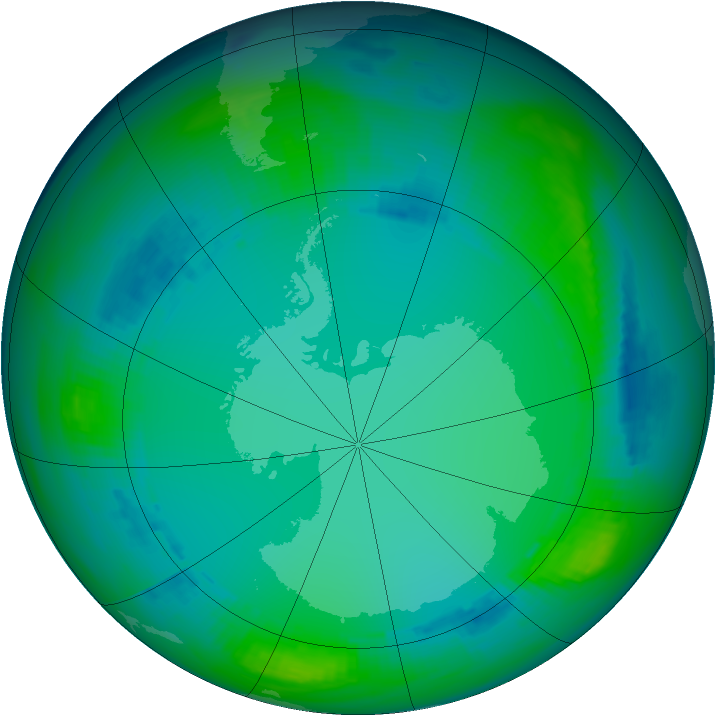 Ozone Map 1987-07-16